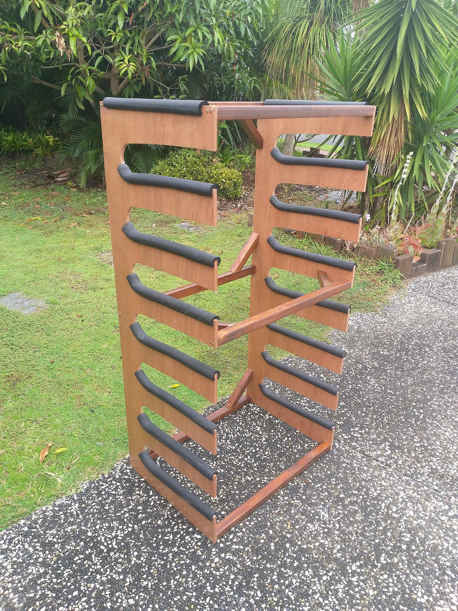 Horizontal 8 Surfboard Rack Outdoors 3 different finishes Eco Racks