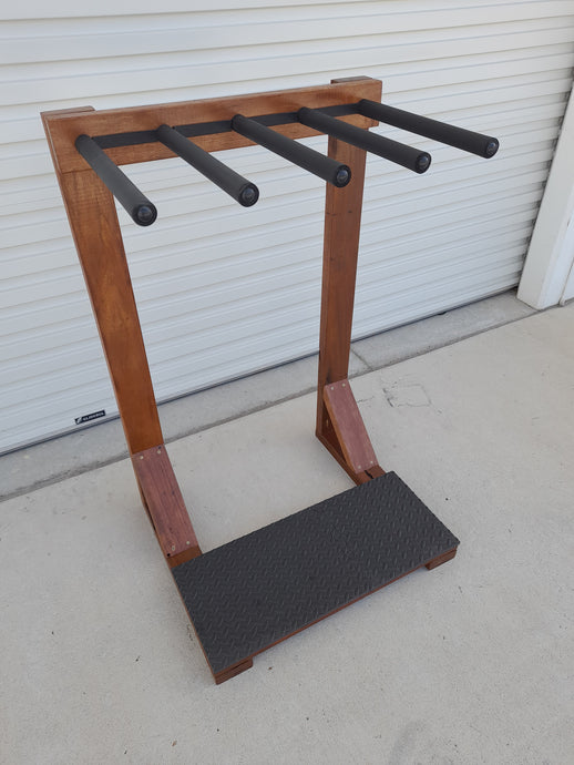 4 board Rack Hardwood Varnished