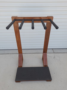 4 board Rack Hardwood Varnished
