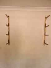 Load image into Gallery viewer, Bamboo Wall Hooks - 4 tier - Fishing/Wake/Ski