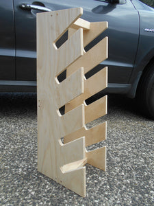 Skateboard rack for 5 decks - 4 different finishes