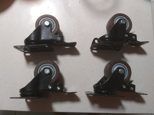 Castor Wheels for 8XL or 10 board racks (6 wheels)