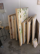 Load image into Gallery viewer, Artist rack for 10 canvas paintings (90cm long poles)