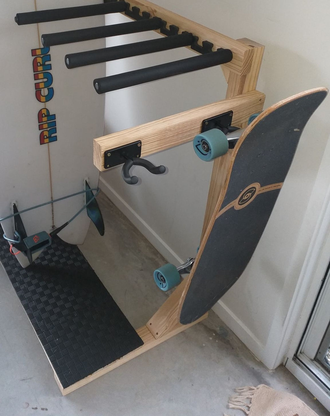 Skateboard accessory attachment for 2 skateboards